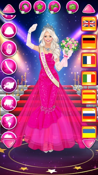 green emerald velvet dress Fashion Queen: Dress Up Game