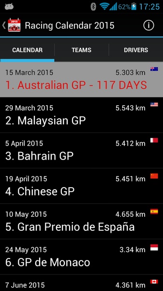 Racing Calendar 2015 - Preview 9