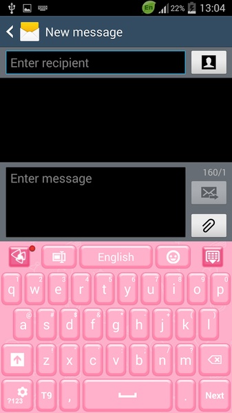 Keyboard Pink Hearts - Preview 3