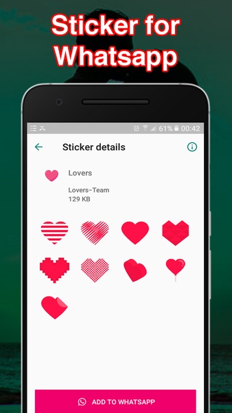 Love stickers For whatsApp - Love WAStickerApps Fo - Preview 1
