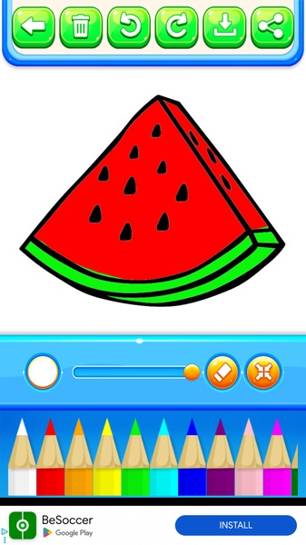 Fruits Coloring Book - Preview 6