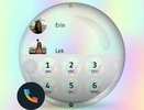 Holographic Phone Dialer Theme screenshot 1