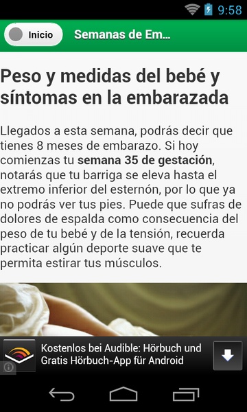 Semanas de Embarazo - Preview 2
