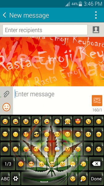 Weed Rasta Emoji Keyboard - Preview 6
