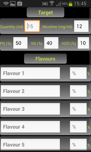 E-Liquid Calculator for Android - Download the APK from Uptodown