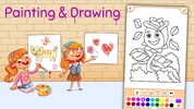 绘画和绘图的孩子 screenshot 1