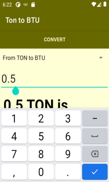 Ton to BTU converter - Preview 3