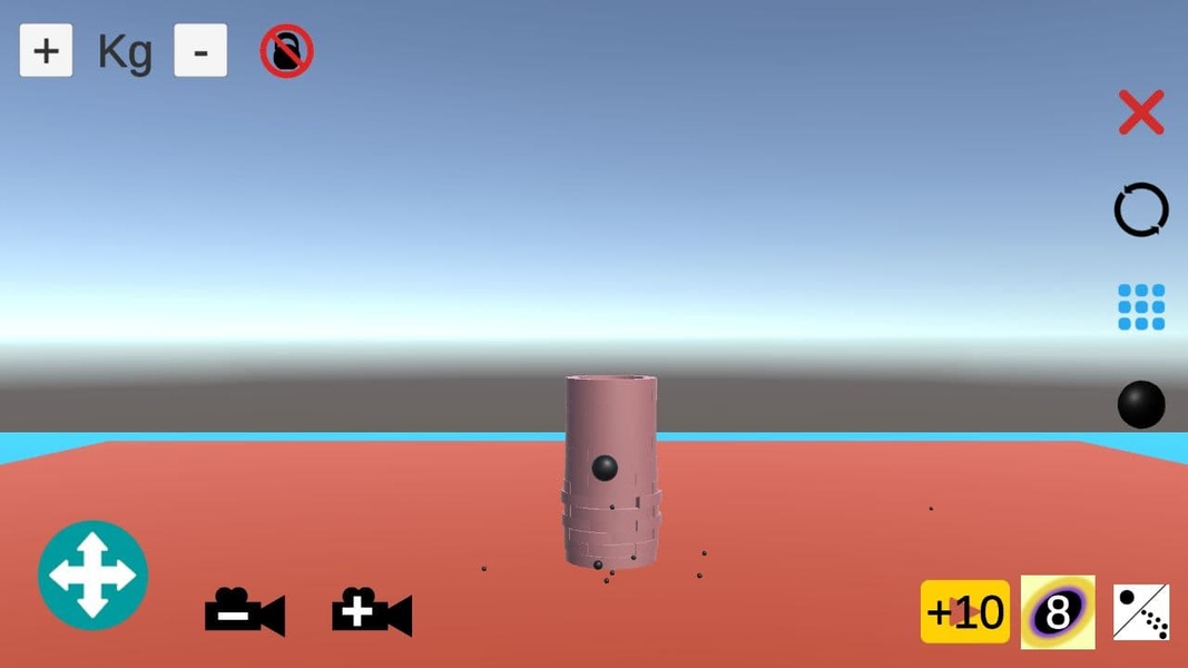 Destruction 3d physics simulation - Preview 3