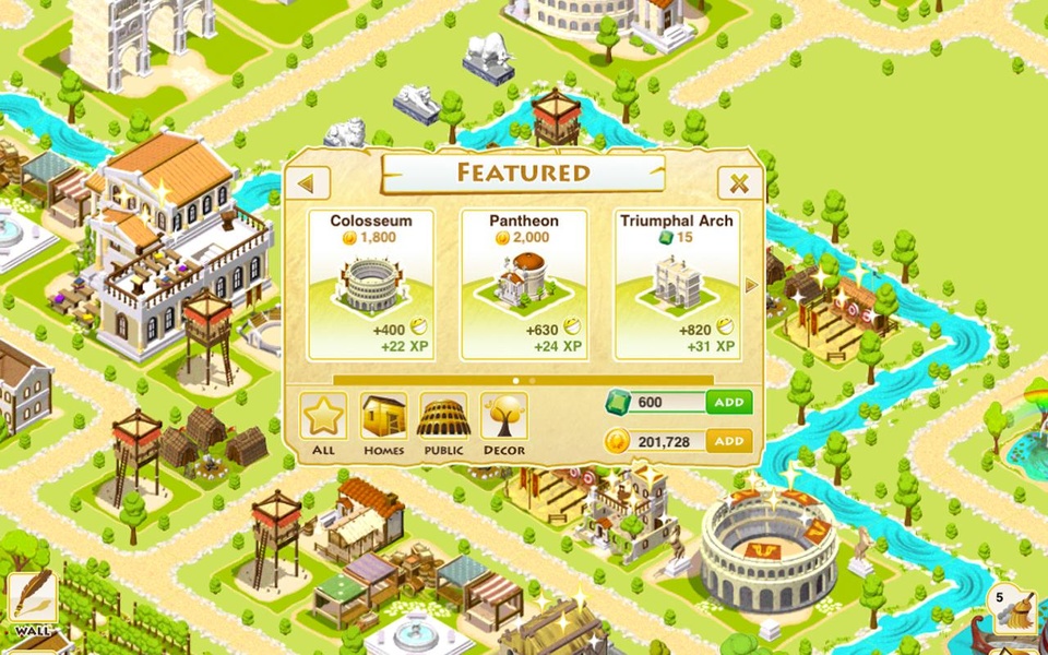 Zrzut ekranu aplikacji My Empire Casino