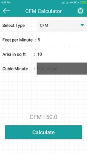 CFM Calculator - Preview 3