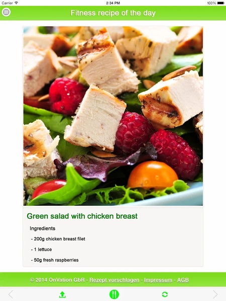 FitnessRecipeOfTheDay - Preview 2