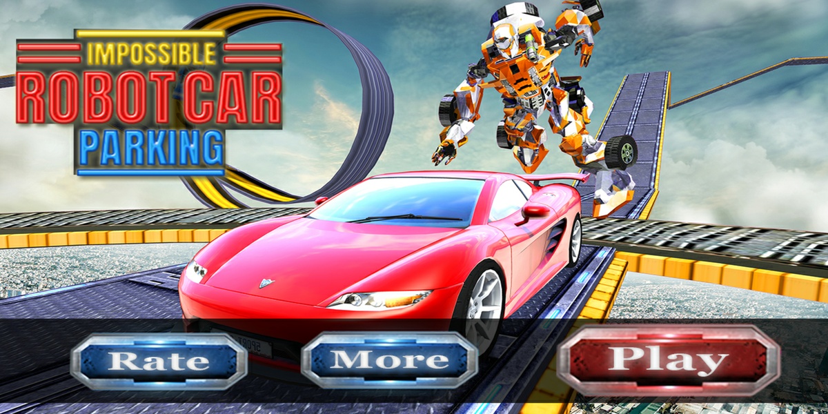 Impossible Car Parking Tracks Transform Robot Game - Preview 9