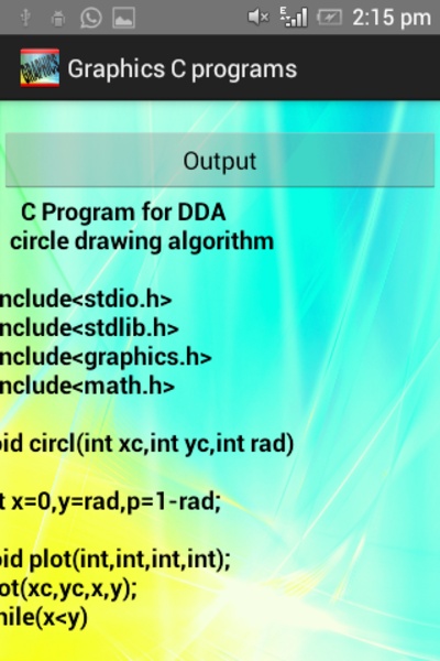 Graphics C programs - Preview 5