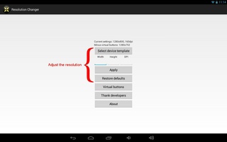 Resolution Changer for Android 1
