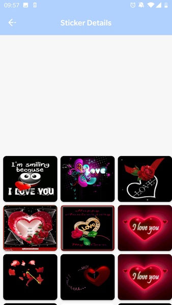 Emoji Love GIF Stickers For WhatsApp - Preview 6