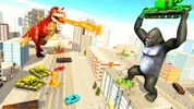 Gorilla Rampage City Attack 3D screenshot 5
