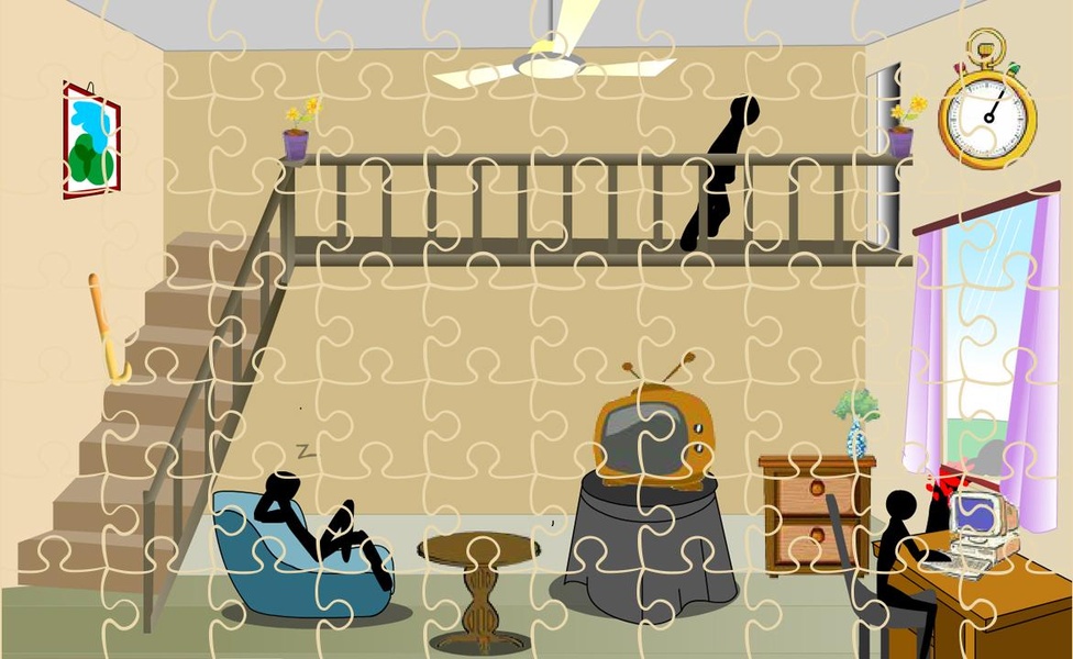Stickman Death LivingRoom - Preview 2