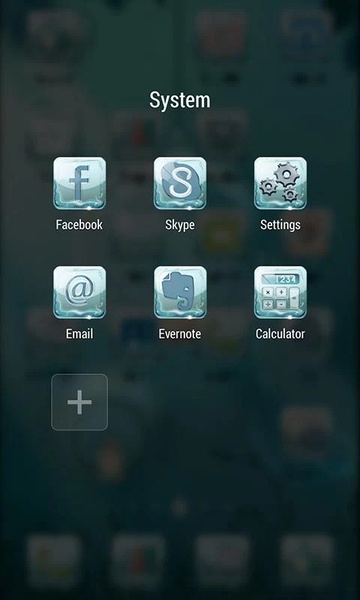 Glass Theme - ZERO Launcher - Preview 1