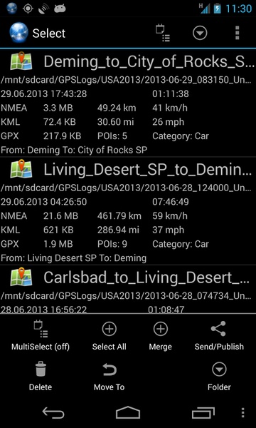 Ultra GPS Logger Lite - Preview 3