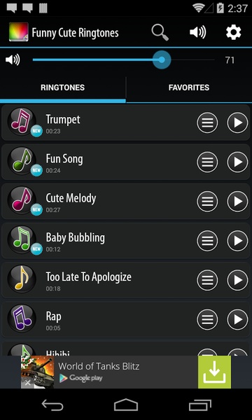 Funny and Cute Ringtones - Preview 3