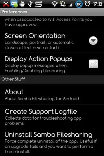 Samba Filesharing - Preview 2