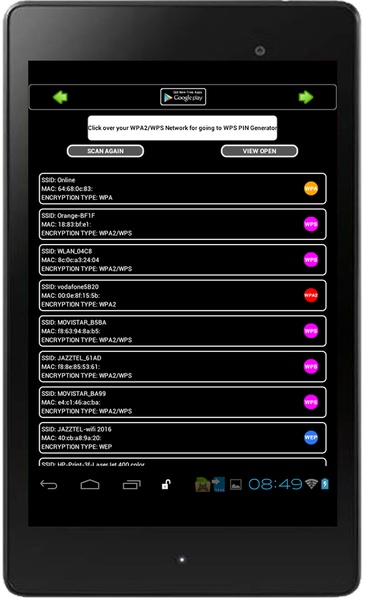 Wifi WPS PIN Generator - Preview 3