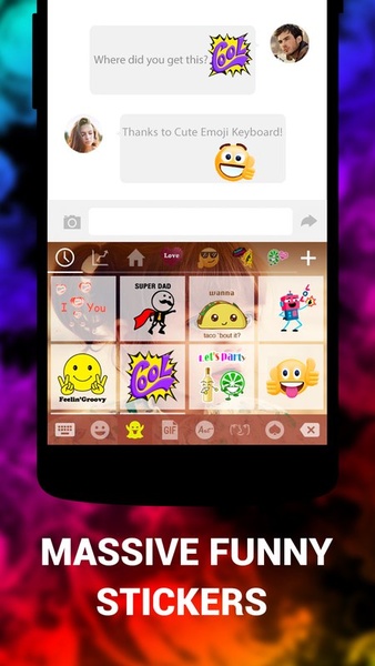Emoji Keyboard Cute Emoticons - Preview 2