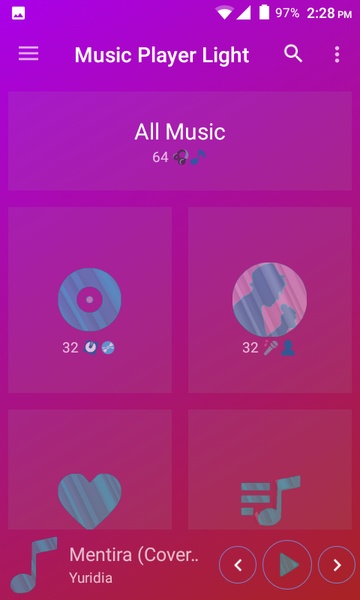 Music Player Light - Preview 1