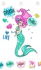 Mermaid Coloring Page Glitter screenshot 5