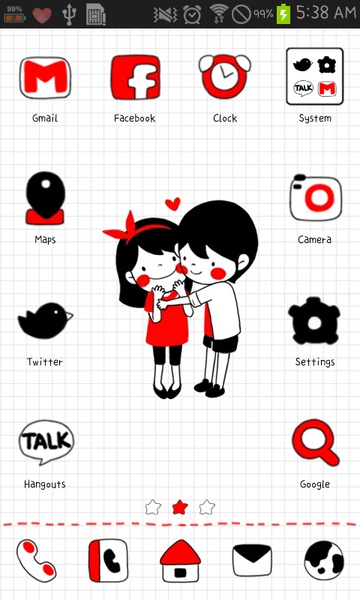 Smile Couple Go Launcher EX - Preview 4