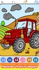 Tractors Color by Number Book screenshot 7