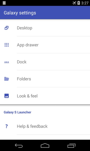 Galaxy S Launcher - Preview 2