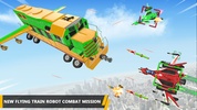 Flying Train Robot Car Games screenshot 8
