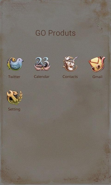 Pegasus GOLauncher EX Theme - Preview 1