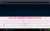 Pink Flowers GO Keyboard screenshot 14