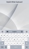 Stylish White Keyboard screenshot 5