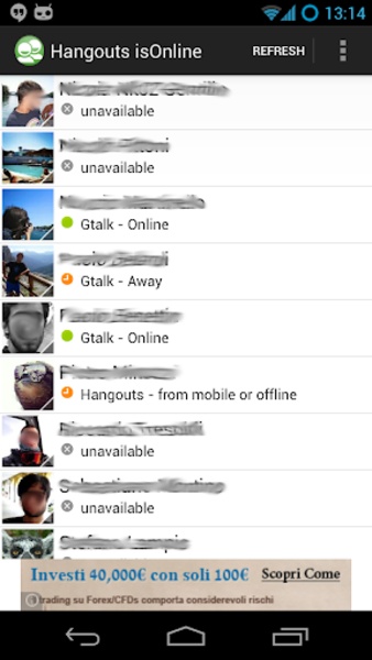 isOnline Hangouts - Preview 3