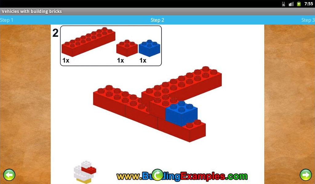 Vehicles with building bricks - Preview 2