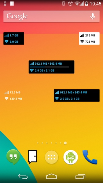 Data counter widget - Preview 7