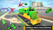 Flying Train Robot Car Games screenshot 4