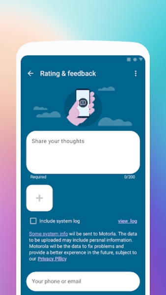 Moto Feedback - Preview 1