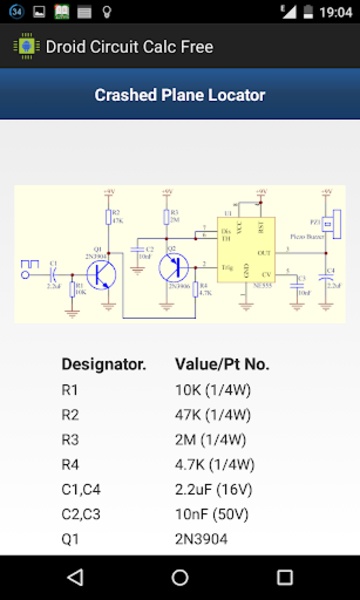 Droid Circuit Calc Free - Preview 1