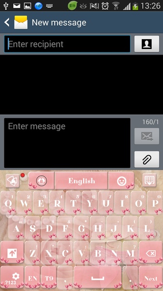GO Keyboard Pretty Bow Theme - Preview 9