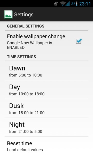 GoogleNowWallpaper - Preview 1