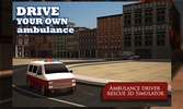 Ambulance Driver Rescue 3D Sim screenshot 12