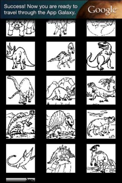 Dinosaurs coloring - Preview 1
