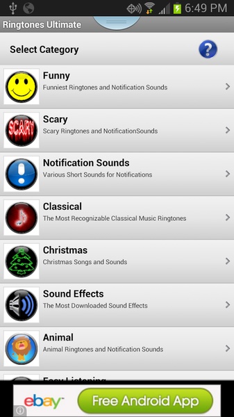 Ringtones Ultimate - Preview 1