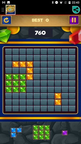 Jewels Blocks Puzzle Game - Preview 3