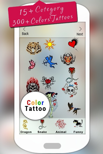 Color Tattoos On Photo - Preview 4