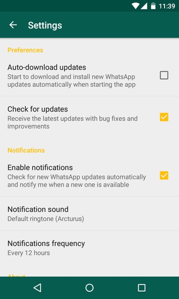Whatsapp Beta Updater - Preview 3